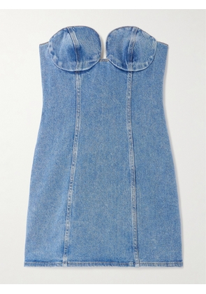 Magda Butrym - Denim Bustier Mini Dress - Blue - FR34,FR36,FR38,FR40,FR42