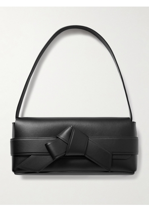 Acne Studios - Knotted Leather Shoulder Bag - Black - One size