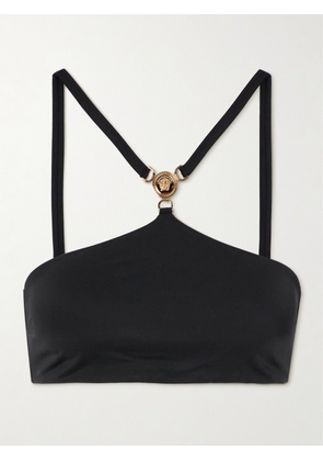 Versace - Embellished Halterneck Bikini Top - Black - 1,2,3,4,5