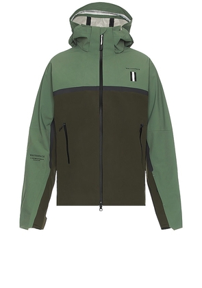 Whitespace 3l Performance Jacket in Dark Green. Size M, XL/1X.