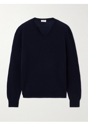 SAINT LAURENT - Cashmere And Silk-blend Sweater - Blue - XS,S,M,L,XL
