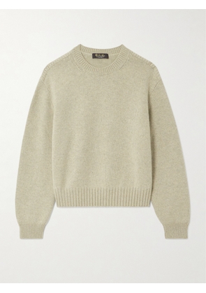 LORO PIANA Fair Isle cashmere and silk-blend sweater