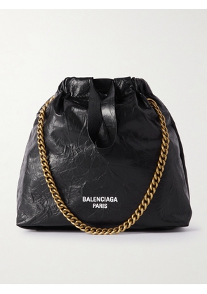Balenciaga - Crush Mini Textured-leather Tote - Black - One size