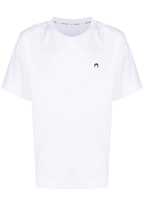 Marine Serre logo-print organic cotton T-shirt - White