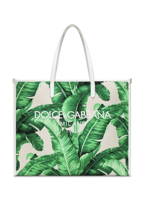 Dolce & Gabbana Shopping graphic-print tote bag - Green