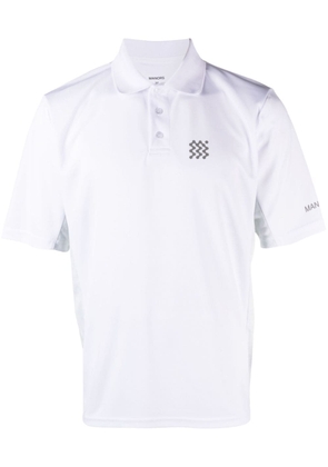 Manors Golf performance logo-print polo shirt - White