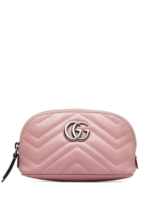 Gucci Pre-Owned 2016/2023 GG Marmont pouch bag - Pink