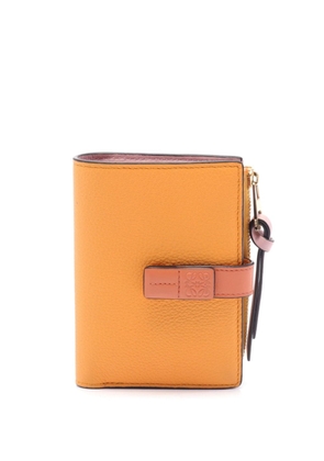 Loewe Pre-Owned 2010s Anagram bi-fold leather wallet - Orange
