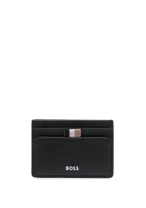 BOSS money-clip leather cardholder - Black
