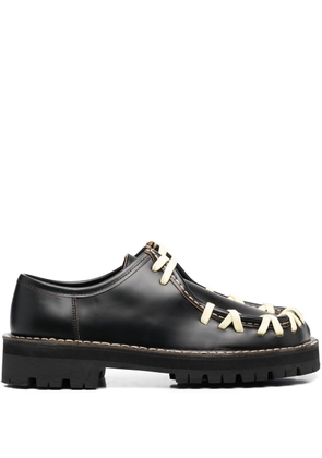 CamperLab lace-up leather Derby shoes - Black