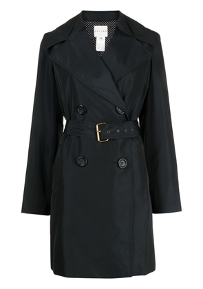Céline Pre-Owned 1990-2000s double-breasted belted coat - Black