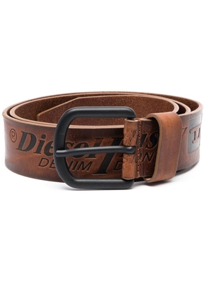 Diesel B-Archive leather belt - Brown
