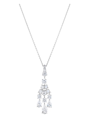 De Beers Jewellers 18kt white gold Frost diamond pendant necklace - Metallic