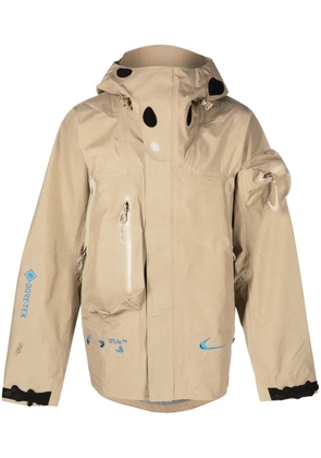 Nike x Off White hooded jacket - Neutrals