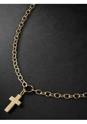 Octavia Elizabeth - Imogen Cross Gold Pendant Necklace - Men - Gold