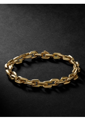 Foundrae - Small Strong Heart Gold Bracelet - Men - Gold