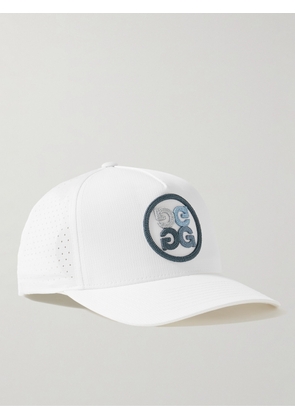 G/FORE - Logo-Embroidered Perforated Ripstop Golf Cap - Men - White