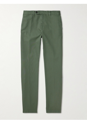 Massimo Alba - Winch2 Slim-Fit Cotton-Blend Twill Trousers - Men - Green - FR 38