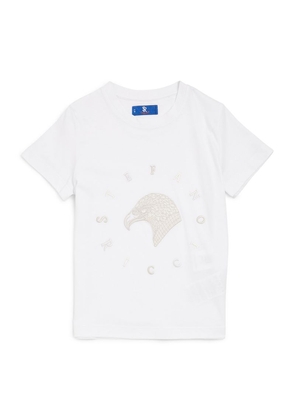 Stefano Ricci Kids Embroidered Royal Eagle T-Shirt (4-16 Years)