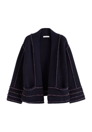 Chinti & Parker Knitted Contrast-Trim Jacket