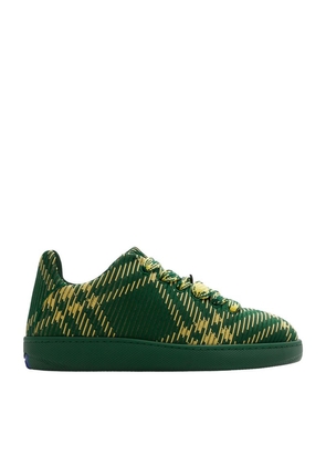 Burberry Knitted Check Bubble Sneakers