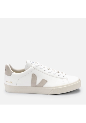 Veja Women's Campo Chrome Free Leather Trainers - Extra White/Natural - UK 8