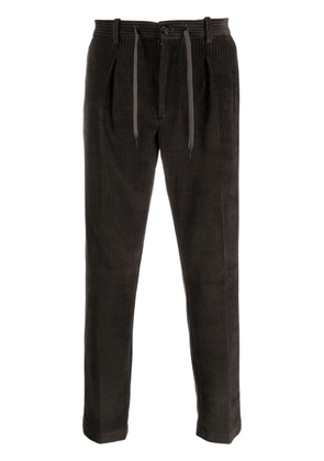 Circolo 1901 tapered corduroy drawstring trousers - Grey