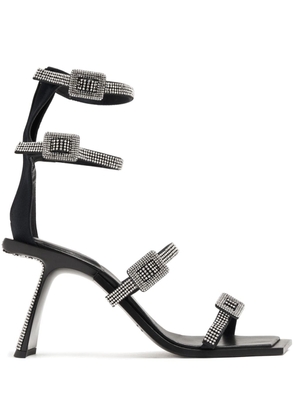 Benedetta Bruzziches Lola 80mm crystal-embellished sandals - Black