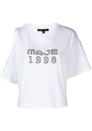 Maje Maje 1998 cotton T-shirt - White
