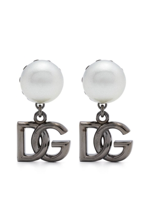 Dolce & Gabbana DG clip-on earrings - Silver