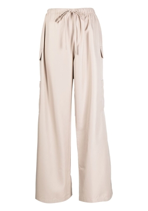 Reformation Ethan wide-leg trousers - Neutrals