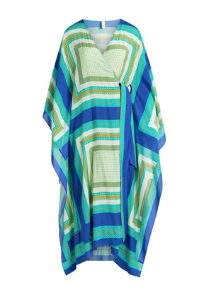 Simkhai geometric-pattern beach dress - Green