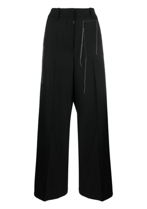 Off-White wide-leg tailored trousers - Black