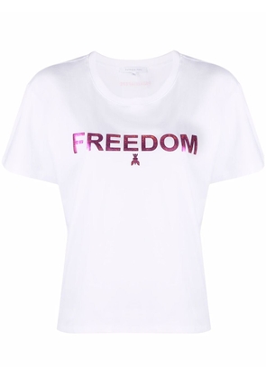 Patrizia Pepe slogan-print T-shirt - White