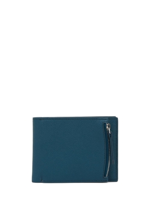 Maison Margiela four-stitch leather wallet - Blue