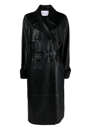 STAND STUDIO Betty belted trench coat - Black