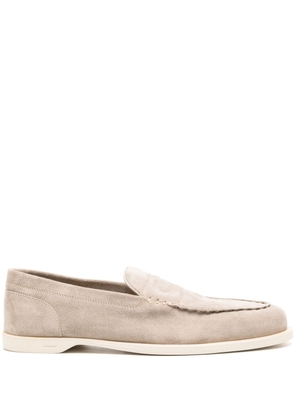 John Lobb Pace suede loafers - Grey