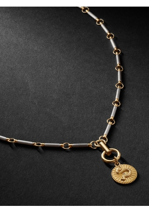 Foundrae - Wholeness 18-Karat Gold Diamond Necklace - Men - Silver