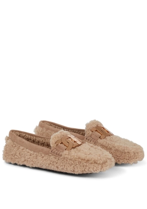 Tod's Shearling loafers