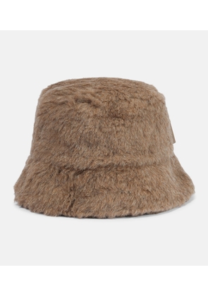 Max Mara Figura alpaca, wool, and silk bucket hat