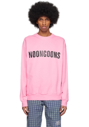 Noon Goons Pink Spellout Sweatshirt