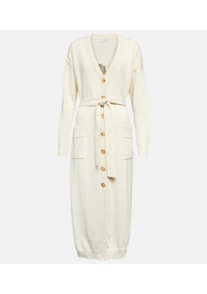 Etro Embroidered wool, linen and cotton cardigan