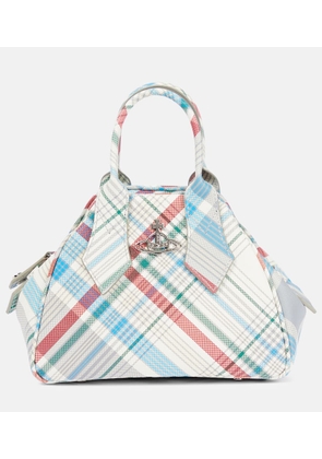 Vivienne Westwood Yasmine Small checked leather tote bag
