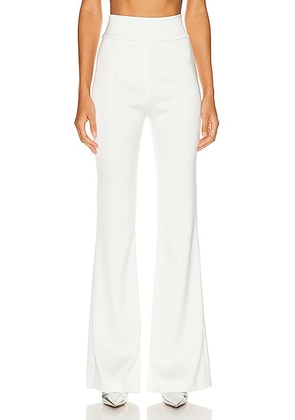 GALVAN Sculpted Bridal Trouser in Off White - White. Size 38 (also in 34, 36, 40).