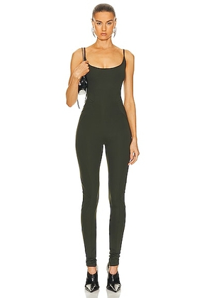 RICK OWENS LILIES Zephyr Jumpsuit in Forest - Green. Size 40 (also in 44).