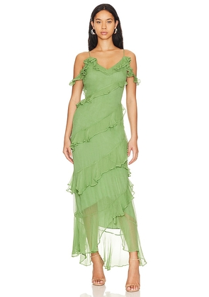 House of Harlow 1960 x REVOLVE Maxime Maxi Dress in Green. Size M.