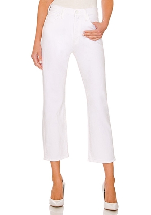 MOTHER The Ditcher Crop in White. Size 32.