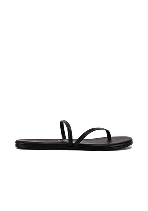 TKEES Sarit Sandal in Black. Size 10, 5.