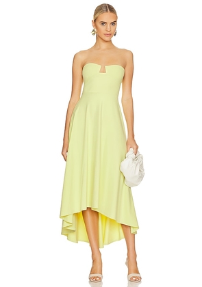 Susana Monaco High Low Dress in Yellow. Size M.