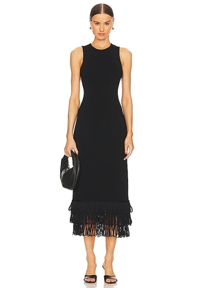 Simon Miller Albers Knit Dress in Black. Size L, M, S, XL.
